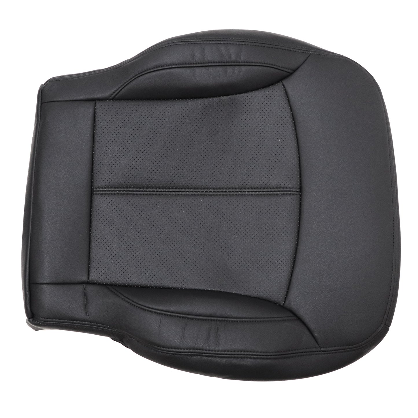 For 2010-2013 Buick LaCrosse Front Driver & Passenger Bottom & Top Leather Seat Cover Black