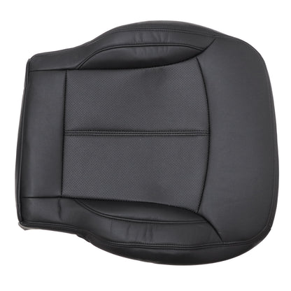 For 2010-2013 Buick LaCrosse Front Driver & Passenger Bottom & Top Leather Seat Cover Black