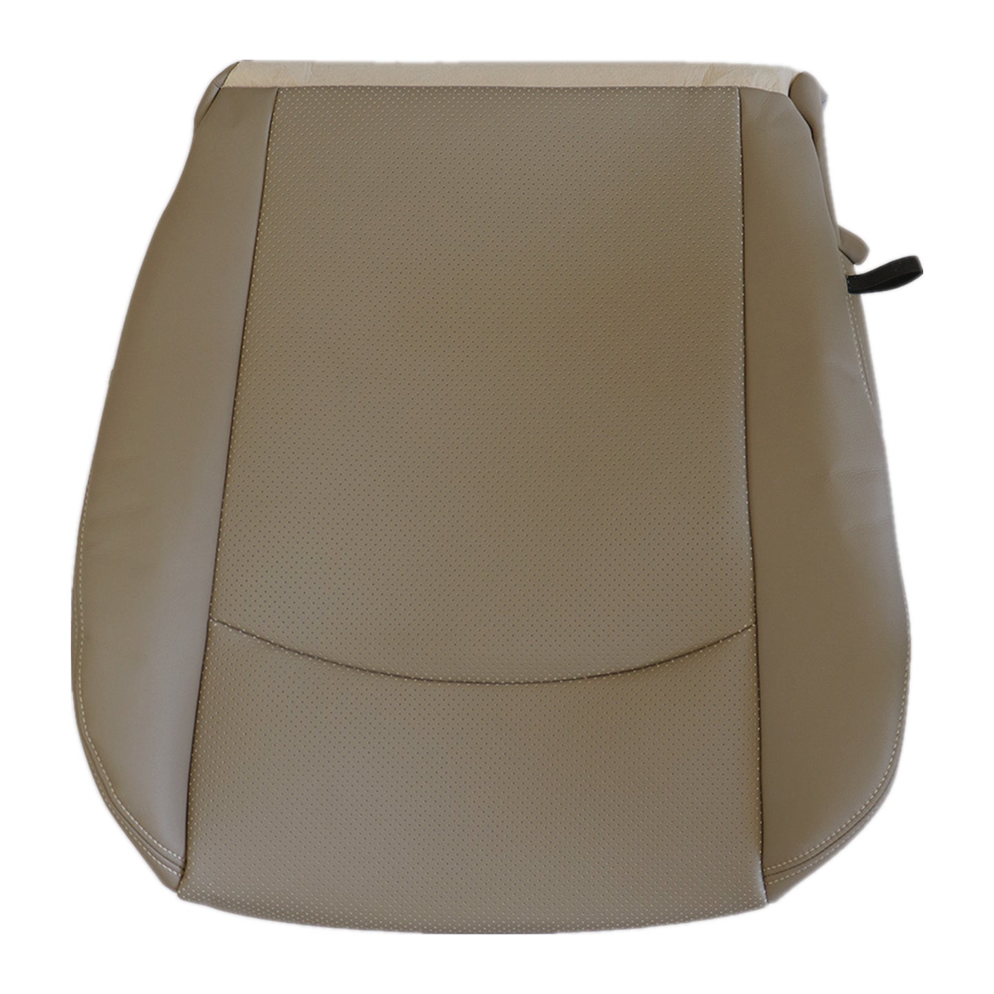 For 2009-2012 Dodge Ram 1500 2500 Front Driver & Passenger Bottom Perforated Leather Seat Cover Tan