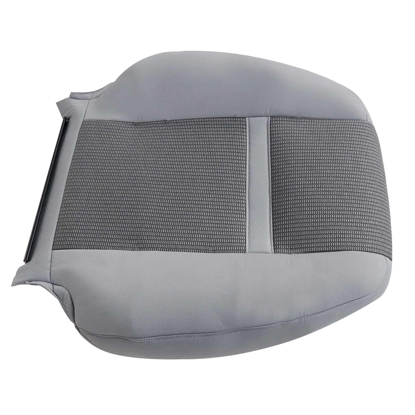 For 2006-2010 Dodge Ram 1500 2500 Front Driver & Passenger Bottom & Top Cloth Seat Cover Light Gray
