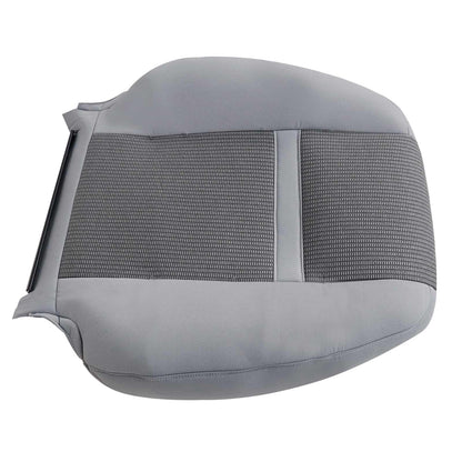 For 2006-2010 Dodge Ram 1500 2500 Front Driver & Passenger Bottom & Top Cloth Seat Cover Light Gray