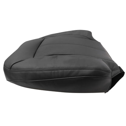 For 2010-2013 Buick LaCrosse Front Driver & Passenger Bottom & Top Leather Seat Cover Black