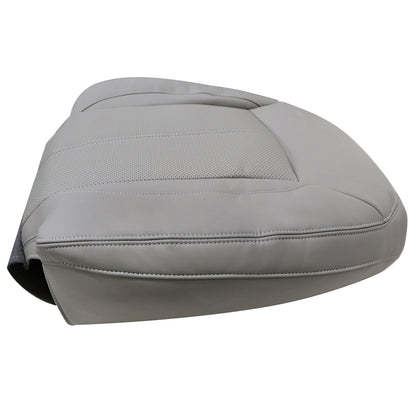 For 2010-2013 Buick LaCrosse Front Driver & Passenger Bottom & Top Leather Seat Cover Titanium Gray
