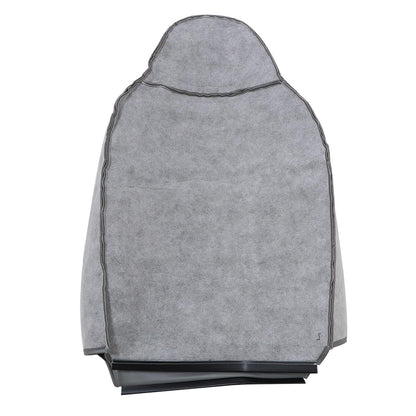 For 2001-2007 Ford F250 F350 F450 Driver-Passenger Bottom-Top Seat Cover Gray