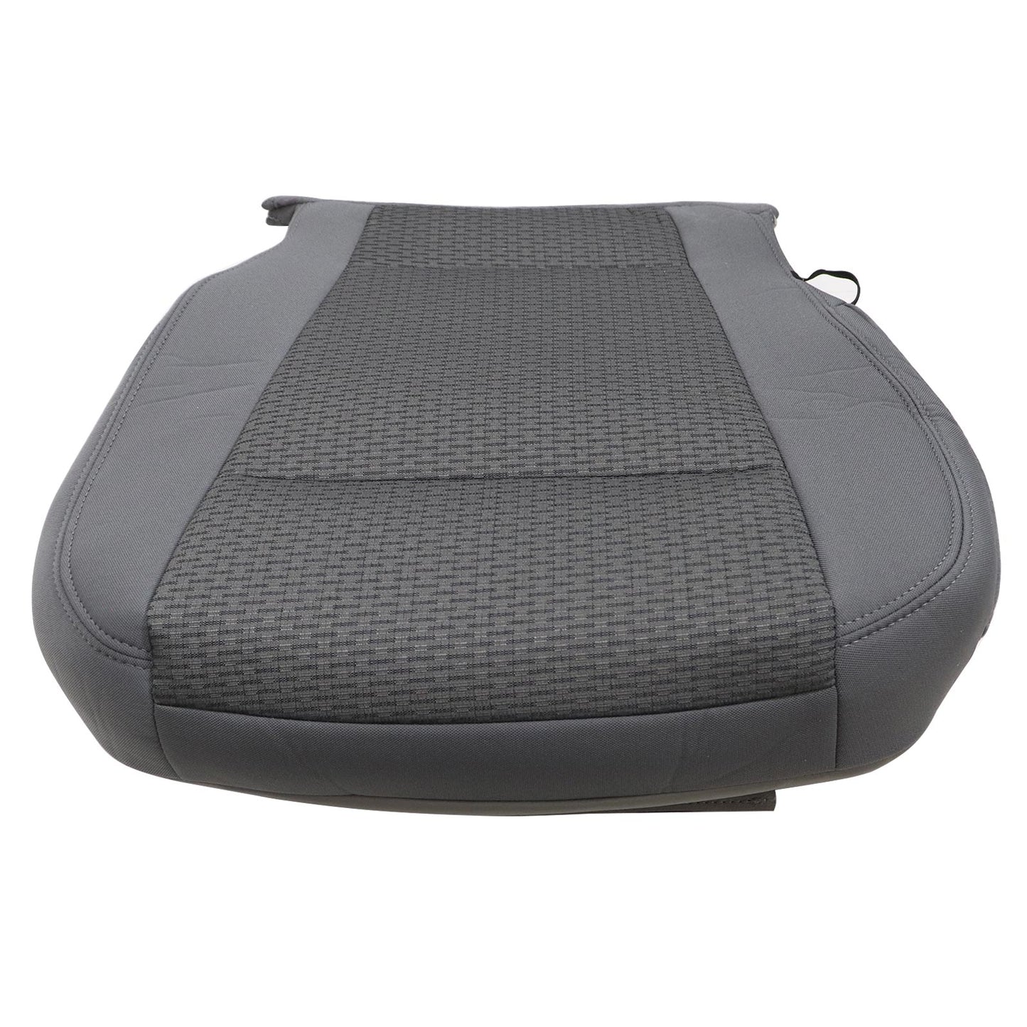 For 2017-2021 Ford F250 F350 F450 F550 Front Driver & Passenger Bottom & Top Cloth Seat Cover Gray