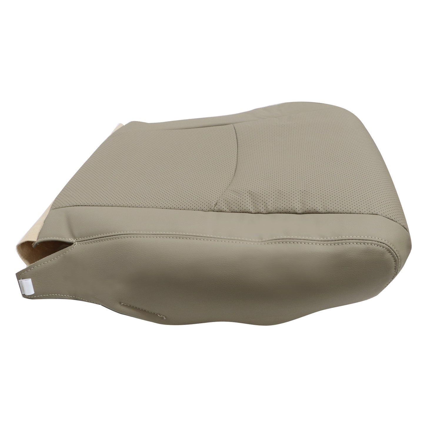 For 2004-2013 Toyota Highlander Front Driver & Passenger Bottom & Top Leather Seat Cover Tan