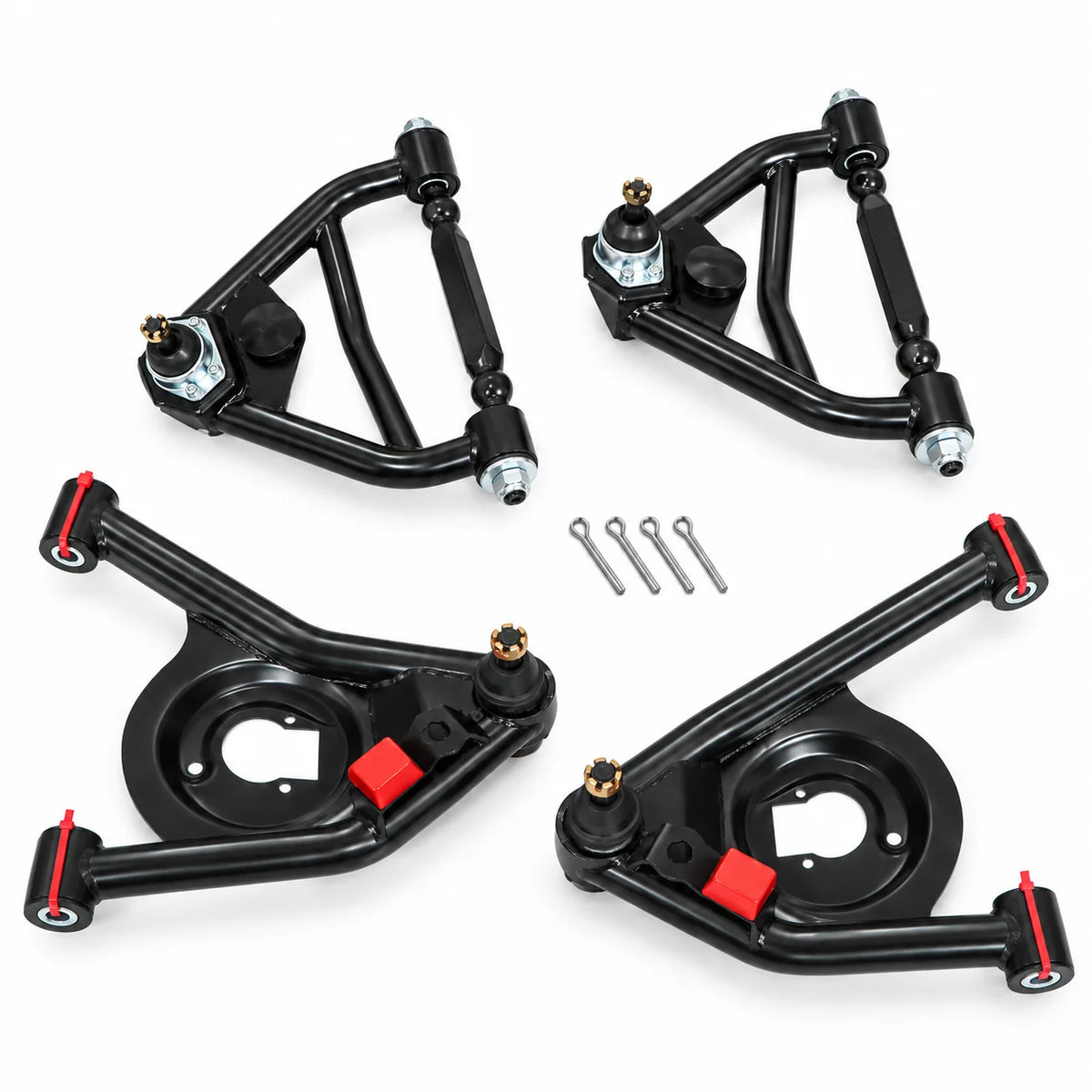 1970-1981 Camaro Tubular Control Arms and Hardware Kit - Front Upper and Lower Set