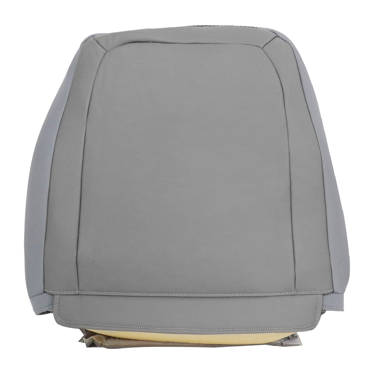 For 2006-2010 Dodge Ram 1500 2500 Front Driver & Passenger Bottom & Top Cloth Seat Cover Light Gray