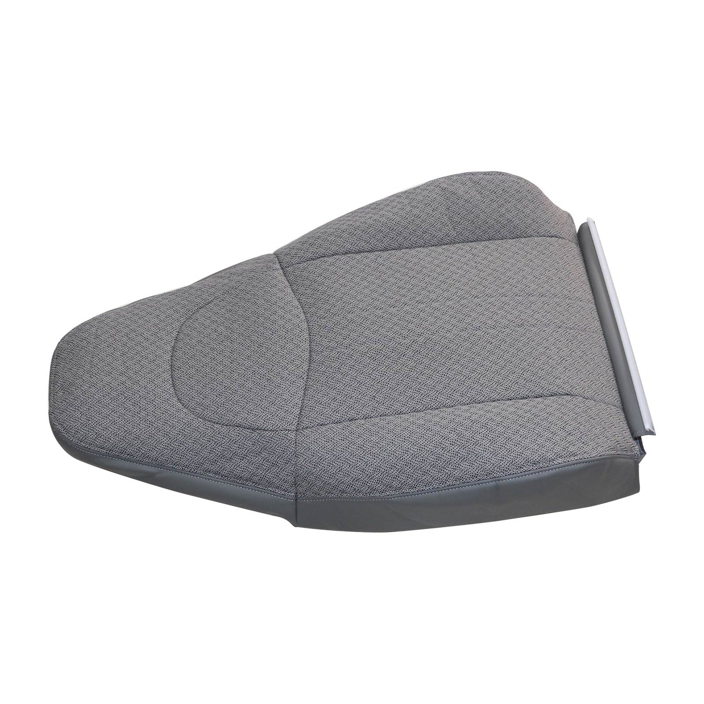 For 2003-2014 Chevy Express & GMC Savana 1500 Front Driver & Passenger Bottom & Top Cloth Seat Cover Gray