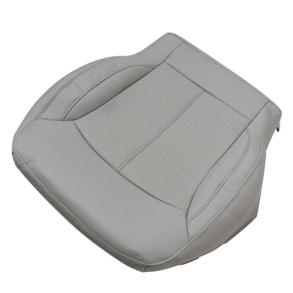 For 2010-2013 Buick LaCrosse Front Driver & Passenger Bottom & Top Leather Seat Cover Titanium Gray