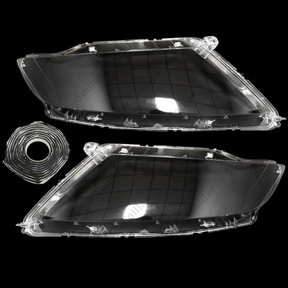 Pair Front Headlight Headlamp Lens Covers Left&Right For Lincoln MKX 2014-2018