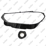 Left Side Front Headlight Lens Clear Cover+Sealant Fit BMW X3 X4 2022-2024 1Pcs