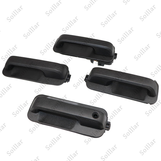 4pcs For Ford F150 2015-2020 Front And Rear Door Black Door Outer Handle