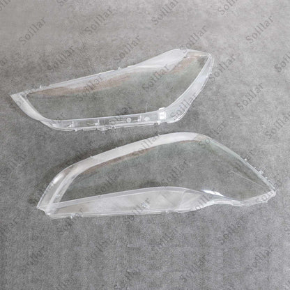 Pair Clear Headlight Lens Cover For Maserati Ghibli 4-Door 2014-2018 2019-2022
