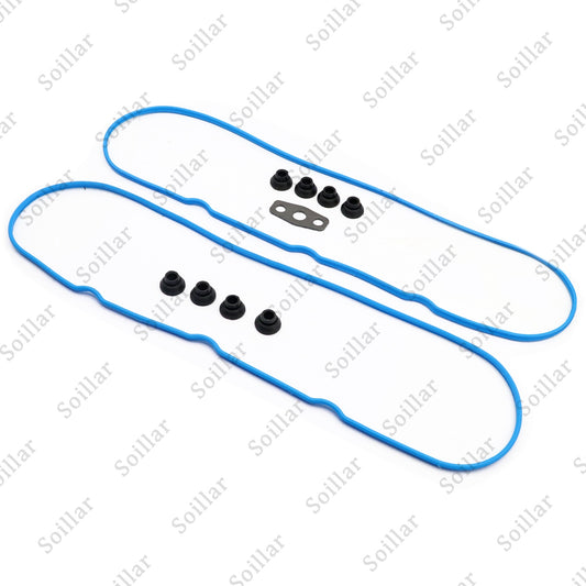 Engine Valve Cover Gasket Set for GMC Chevy Silverado 4.8L 5.3L 6.0L 6.2L 7.0L