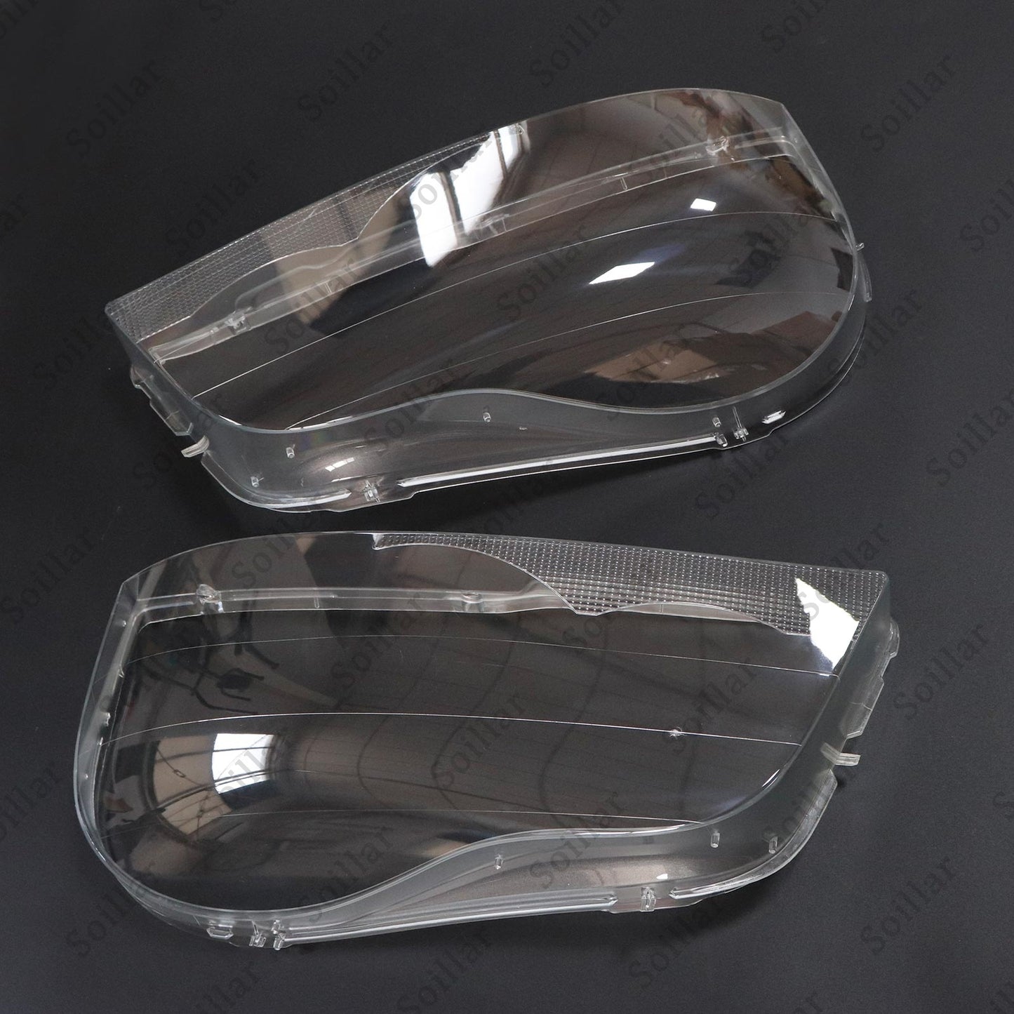 Pair Front Headlight Headlamp For Volvo XC90 2006-2014 Lampshade Lens Cover