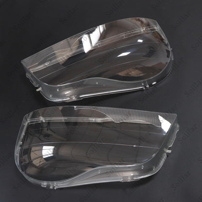 Pair Front Headlight Headlamp For Volvo XC90 2006-2014 Lampshade Lens Cover