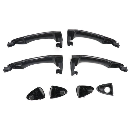 Front Rear Left Right Set of 4 For Kia Exterior Outside Door Handle Primed Black