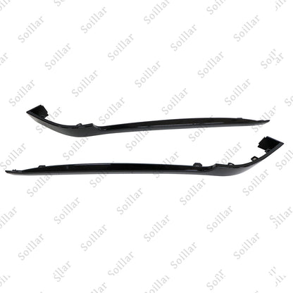 2PC Black Rear Door Side Body Molding Trim Strip For Range Rover L405 2013-2022