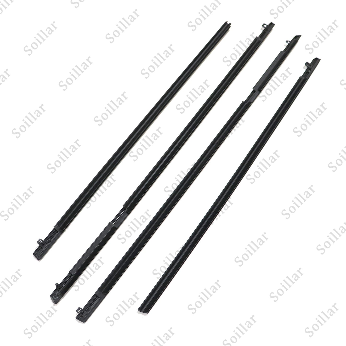 4pcs For 08-09 Pontiac G8 GT Lower Door Window Reveal Molding Weatherstrip Set