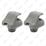 2* Sun Visor Shade Holder Clip Retainer Gray 88217S04003ZA For Honda Civic CR-V
