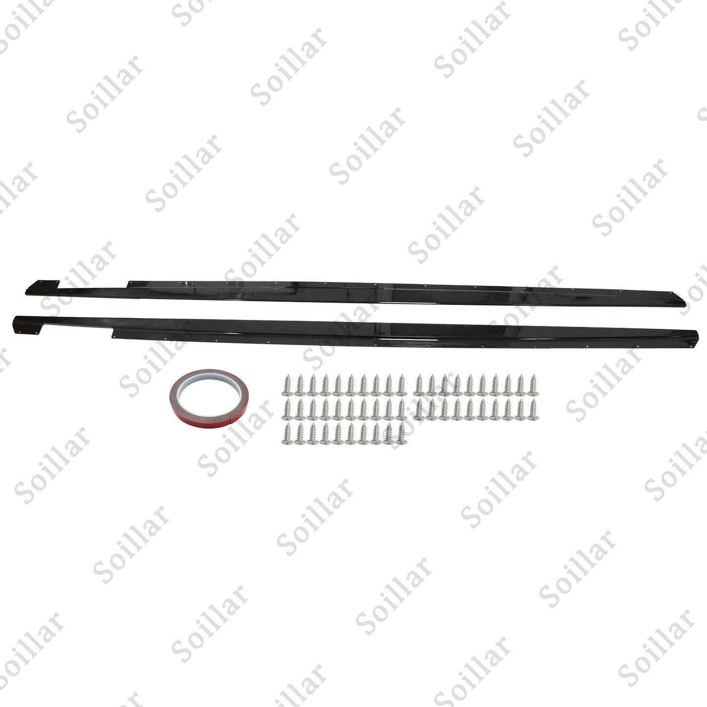 Gloss Black Side Skirt Panel Extension Lip Body for BMW G20 G28 M340i 2019-2024