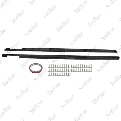 Gloss Black Side Skirt Panel Extension Lip Body for BMW G20 G28 M340i 2019-2024