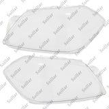 2X Headlamp Headlight Lens Cover LH+RH For Mercedes-Benz GL-Class X166 12-16
