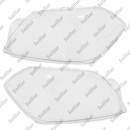 2X Headlamp Headlight Lens Cover LH+RH For Mercedes-Benz GL-Class X166 12-16