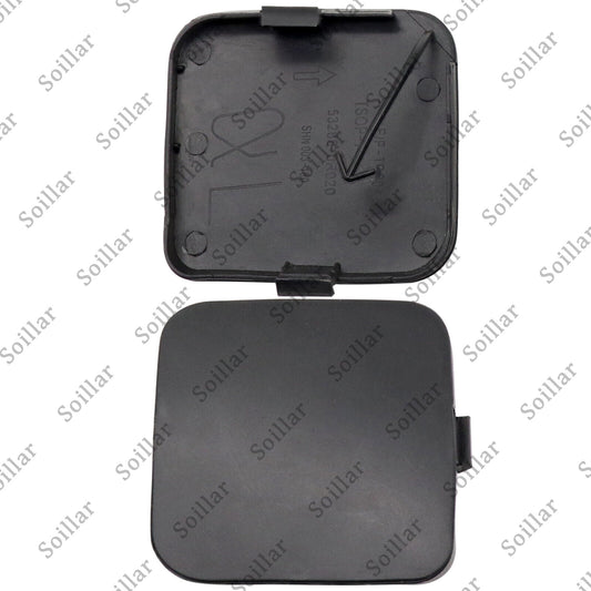 2pcs Tow Hook Covers Front Bumper Right Left Cap For Toyota RAV4 2009-2010 New