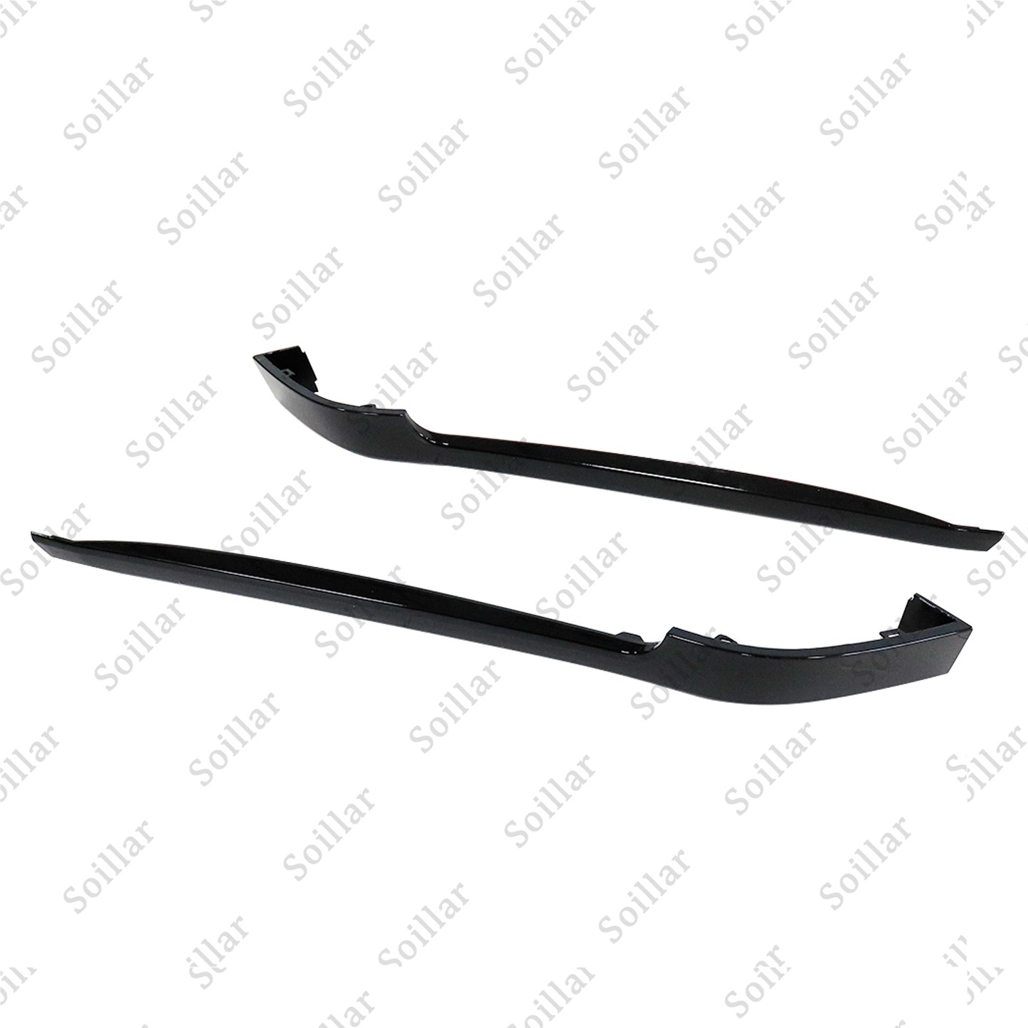 2PC Black Rear Door Side Body Molding Trim Strip For Range Rover L405 2013-2022