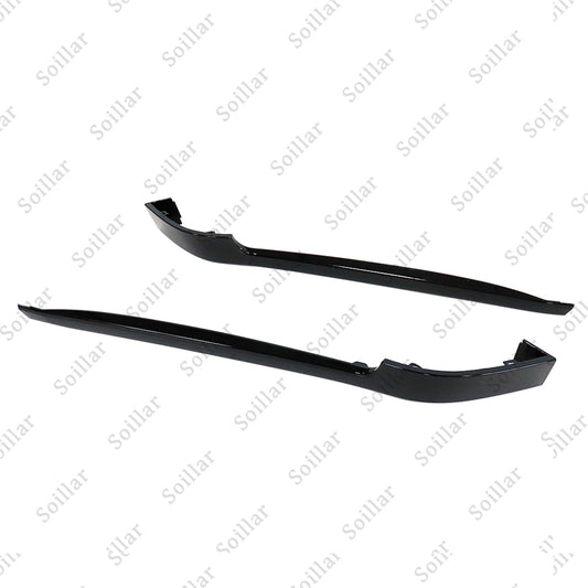 2PC Black Rear Door Side Body Molding Trim Strip For Range Rover L405 2013-2022