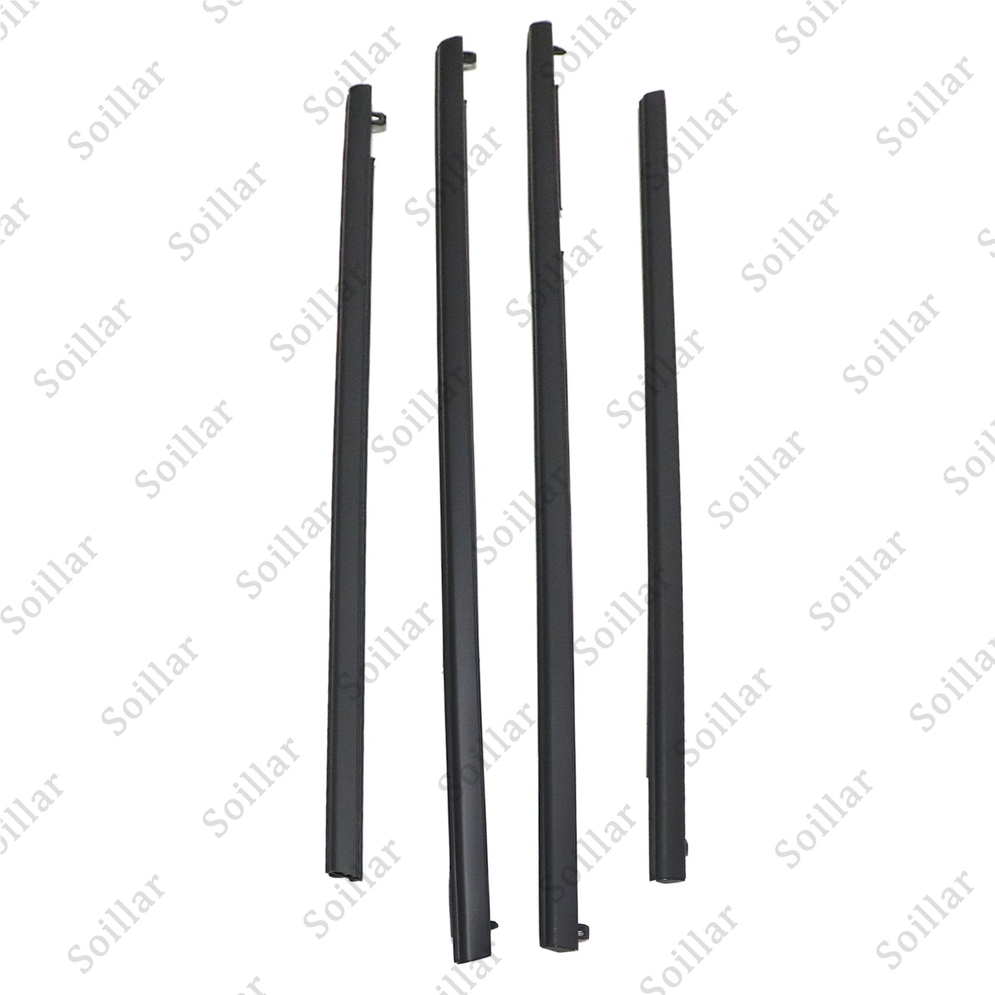 4pcs For 08-09 Pontiac G8 GT Lower Door Window Reveal Molding Weatherstrip Set