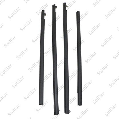 4pcs For 08-09 Pontiac G8 GT Lower Door Window Reveal Molding Weatherstrip Set