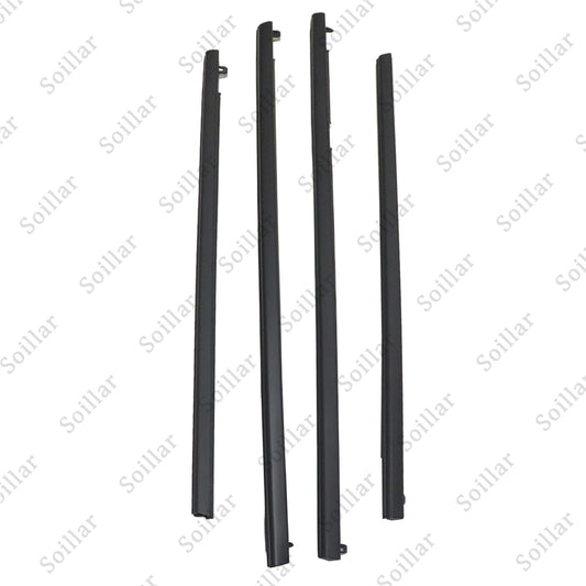 4pcs For 08-09 Pontiac G8 GT Lower Door Window Reveal Molding Weatherstrip Set