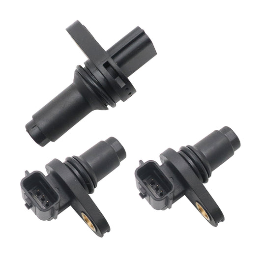 For Nissan Rogue 17-19 L4 2.0L 2x Camshaft & 1x Crankshaft Position Sensor