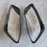 Fit Mercedes-Benz S W222 S450 S63 AMG 2018-20 Pair Headlight Lens Headlamp Cover