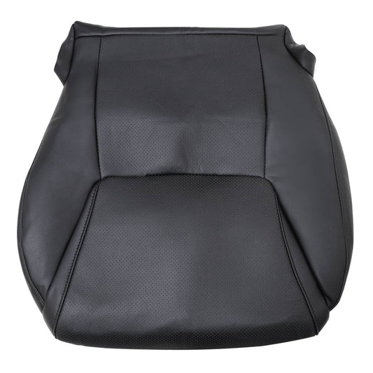For 2008-2015 Lexus LX570 Driver & Passenger Side Bottom Perforated Leather Seat Cover Black