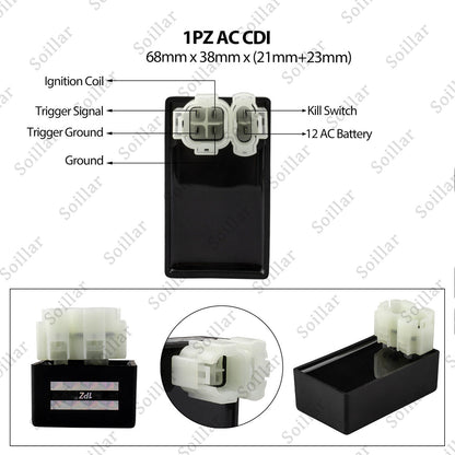 Ignition Coil CDI Box for Honda ATV ATC XR XL CRF TRX 50cc 70cc 125cc 250cc