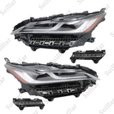 Pair Left + Right For 2021-2024 Toyota Venza Headlight Assembly Driver Passenger