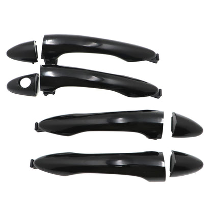 Front Rear Left Right Set of 4 For Kia Exterior Outside Door Handle Primed Black