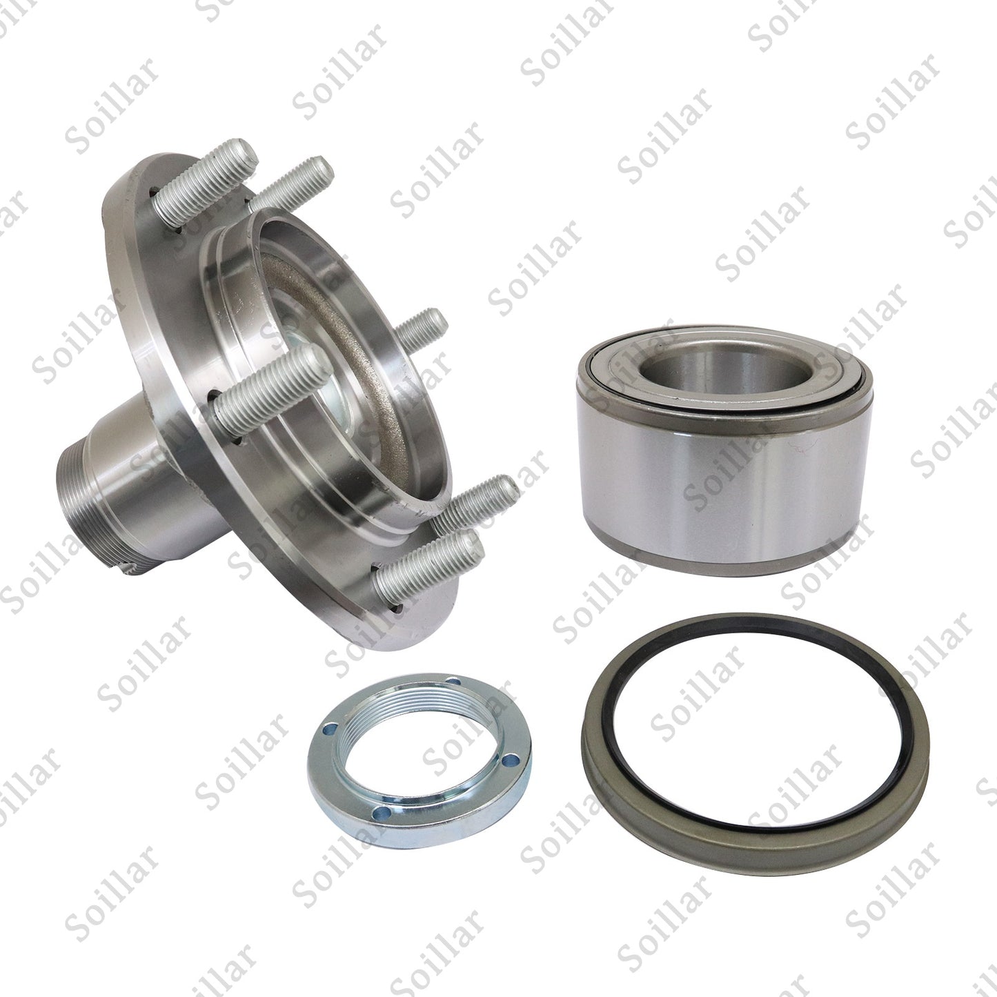 2PCS Front Wheel Hub Bearing Kit w/ Seal Fit 4Runner Sequoia Tundra Tacoma 2WD