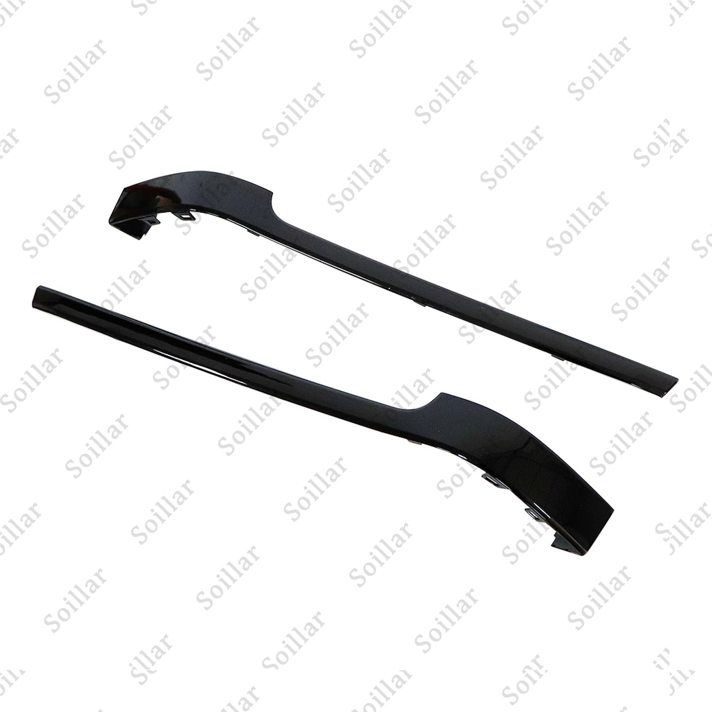 2PC Black Rear Door Side Body Molding Trim Strip For Range Rover L405 2013-2022