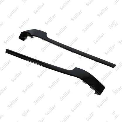 2PC Black Rear Door Side Body Molding Trim Strip For Range Rover L405 2013-2022