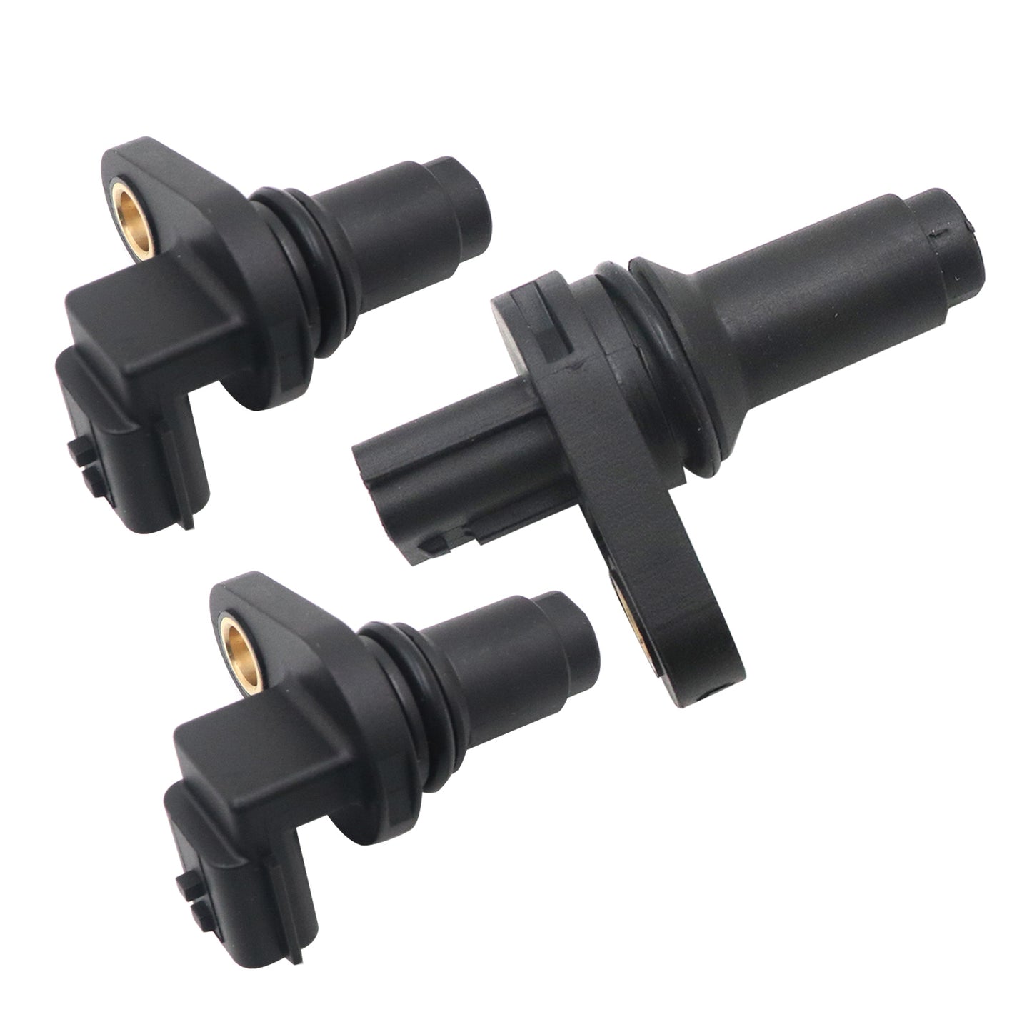 For Nissan Rogue 17-19 L4 2.0L 2x Camshaft & 1x Crankshaft Position Sensor