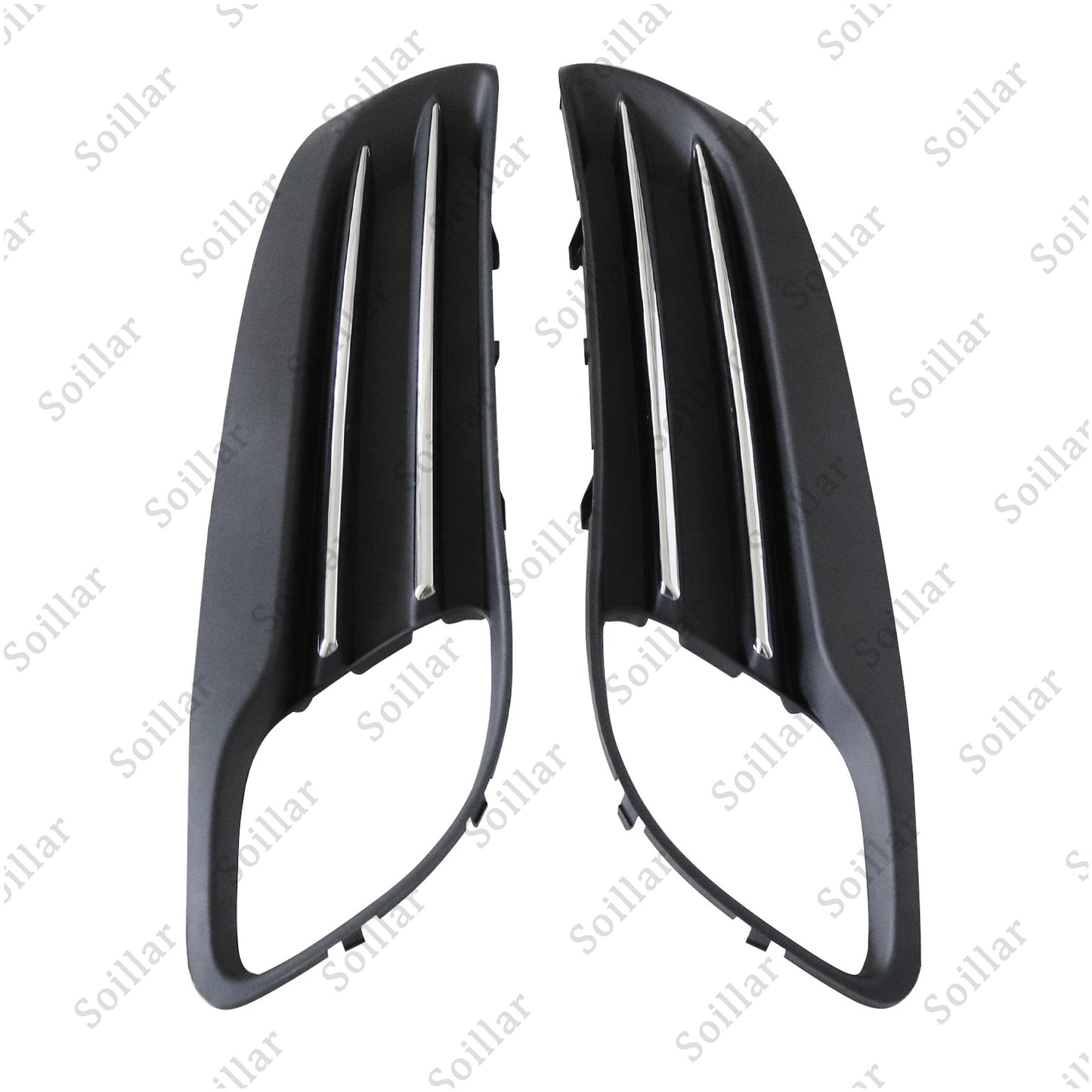 New Fog Lamp Covers Black Set LH+RH For Hyundai Genesis Coupe 2010-2012