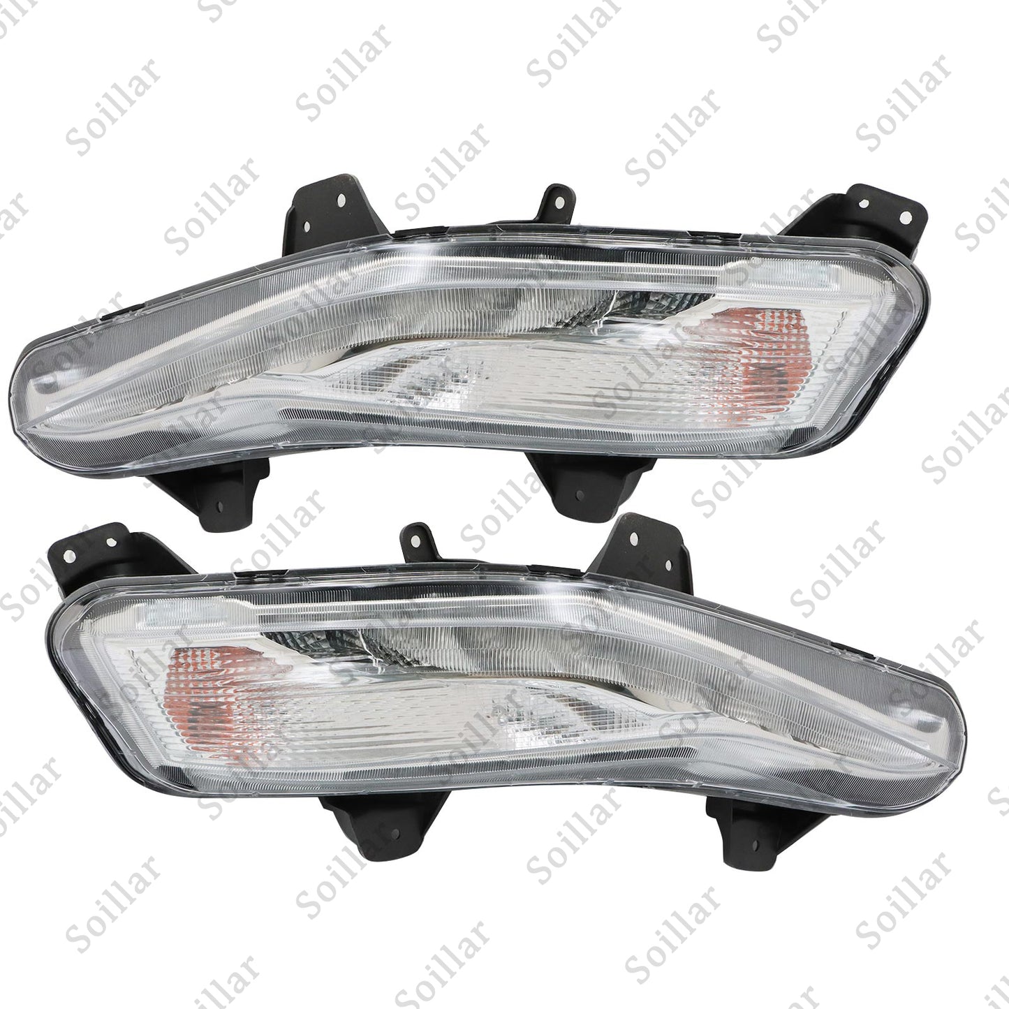 Pair Front Bumper Daytime Running Light RH/LH Side US For Chevy Malibu 2019-2024