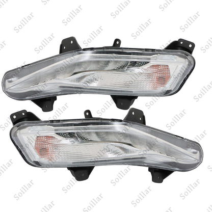 Pair Front Bumper Daytime Running Light RH/LH Side US For Chevy Malibu 2019-2024