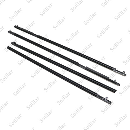 4pcs For 08-09 Pontiac G8 GT Lower Door Window Reveal Molding Weatherstrip Set