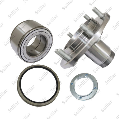 2PCS Front Wheel Hub Bearing Kit w/ Seal Fit 4Runner Sequoia Tundra Tacoma 2WD